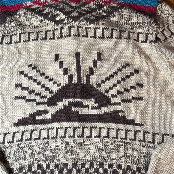 Faherty Men's Sun & Waves Cowichan Zip-Up Cardigan Sweater - Picture 6 of 7